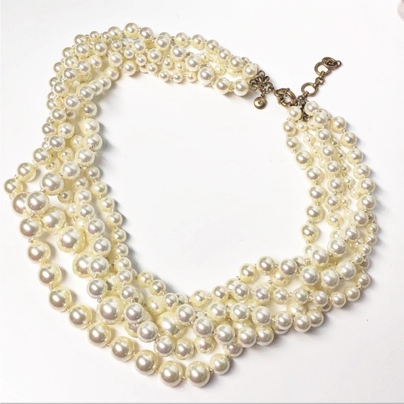 J. Crew Twisted Pearl Hammock Necklace - Picture 3 of 6